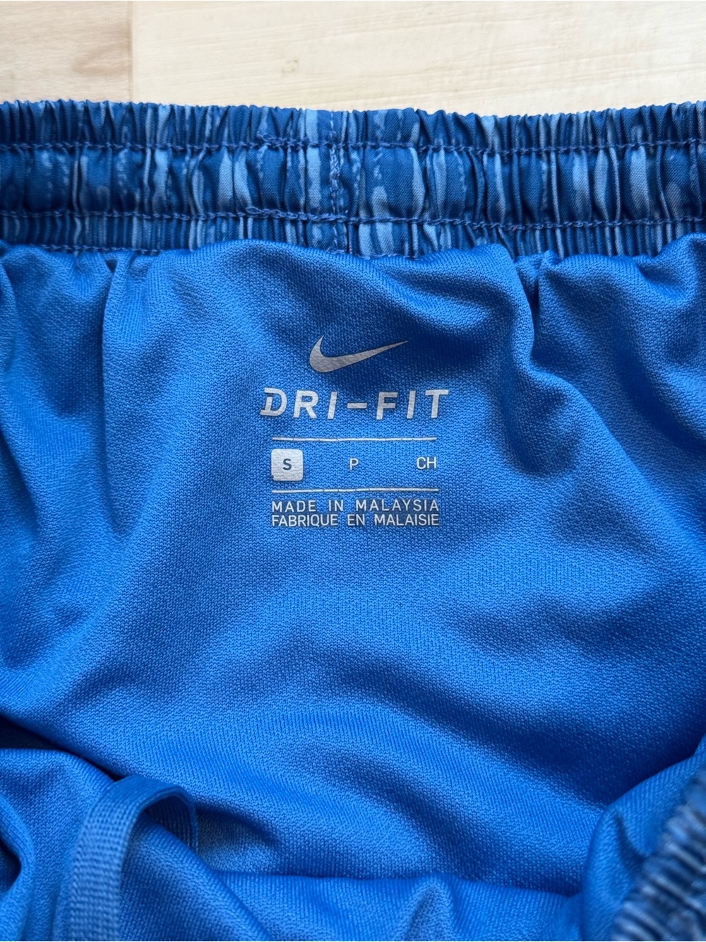 Nike Bright Blue Dri-FIT Womens Athletic Shorts